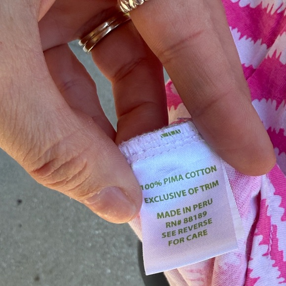 Lilly Pulitzer Windsor Zebron Strapless Mini Tropical Pink Sz XS - Picture 5 of 6